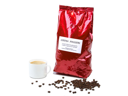 Kaffee Passion 1Kg - Feine Bohnenmischung - Kaffee Cappuccino Espresso
