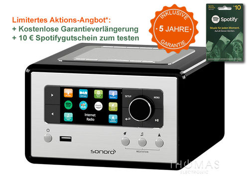 Sonoro RELAX schwarz - Edition 5 Jahre Garantie - Audio-System & HD-Audiostreamer