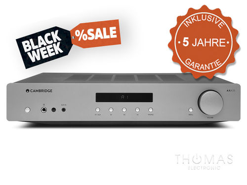 Cambridge Audio AXA35 luna grey Edition - Stereo-Vollverstärker - 5 Jahre Garantieschutz*