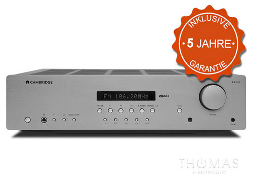 Cambridge Audio AXR85 Luna Grey - Stereo-Receiver - 5 Jahre Garantie