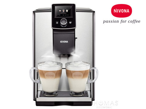 Nivona NICR 825 Kaffee-Vollautomat - Edelstahl Front + Tassenheizung