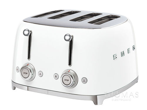 SMEG TSF03WHEU Weiß - kompakter 4-Schlitz-Toaster - sofort lieferbar!!!