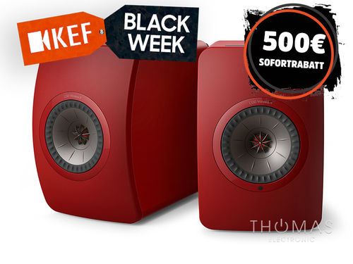 KEF LS50 Wireless II Crimson Red (Paar / Set) - Black Friday Aktion - 500€ sparen*