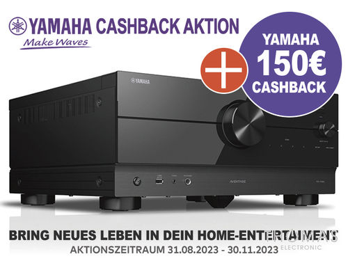 Yamaha RX-A4A Aventage schwarz - 8K 7.2 AV-Receiver + 150€ Cashback
