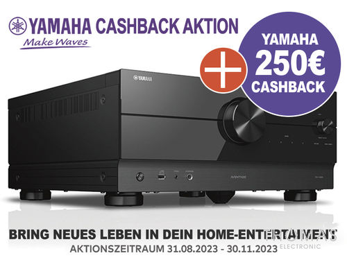 Yamaha RX-A8A Aventage schwarz - 8K 9.2 AV-Receiver + 250€  Cashback