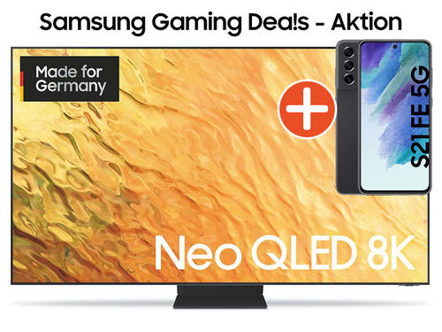 Samsung GQ65QN800B NEO QLED TV 2022 + Galaxy S21 FE 5G 128GB GRATIS