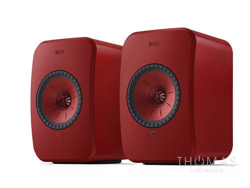 KEF LSX II Lava Red (Paar / Set) – Aktiv-Lautsprecher & HD Audiostreamer