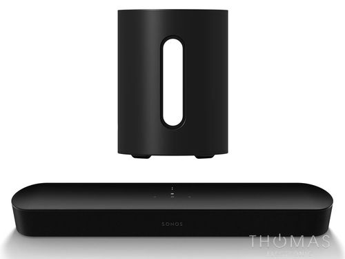 Sonos Bundle 4: Beam Gen. 2 + SUB Mini - Farbe: schwarz