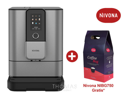 Nivona NIVO 8103 Kaffee-Vollautomat - Farbe: Titan - Gratis:* NIBG750 CoffeeBag