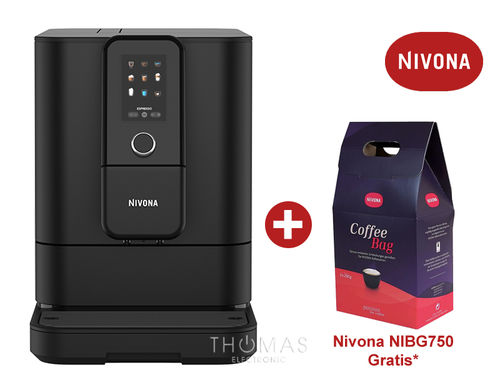 Nivona NIVO 8101 Kaffee-Vollautomat - Farbe: Schwarz - Gratis:* NIBG750 CoffeeBag