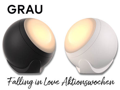 Grau FALLING IN LOVE SET - 1x matt schwarz + 1x Weiß - Valentinstags-Special