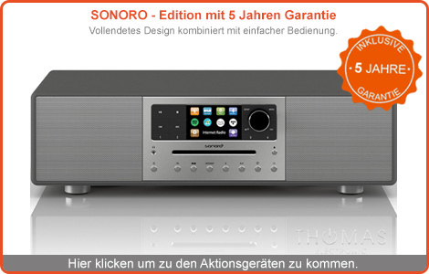 Sonoro Edition 5 Jahre Garantie